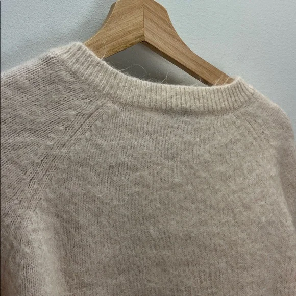 & Other Stories Cream Button-Front Fuzzy Cardigan - Picture 7 of 8